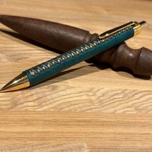 革軸ペン プエブロ カルロ・バダラッシ社 本革 加藤金属 KATO202