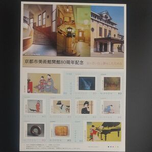 京都市美術館開館80周年記念切手フレーム