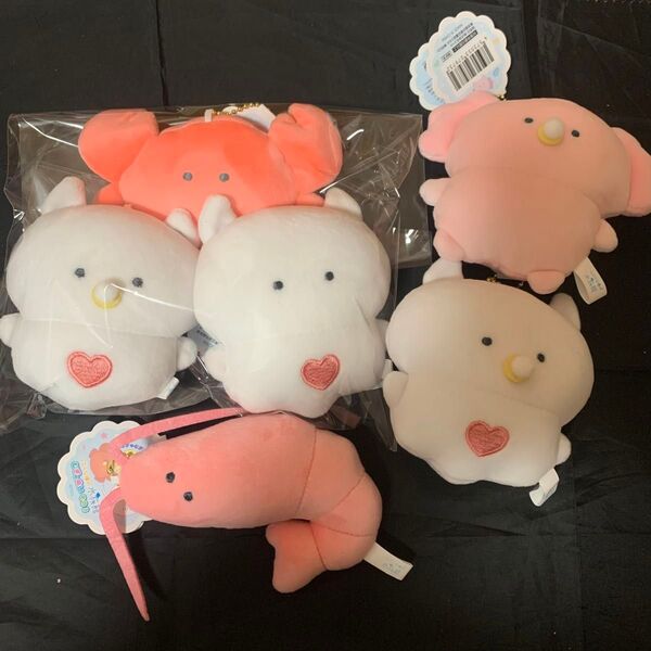 つぶらな瞳の水族館 むぎゅぬい くりおね えび うーぱーるーぱー かに ベビー ☆6点セット☆