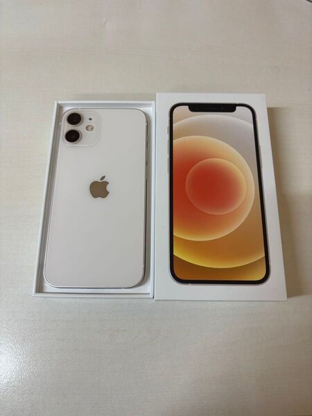 iphone12mini ホワイト 64GB 箱付き バッテリー残量85%