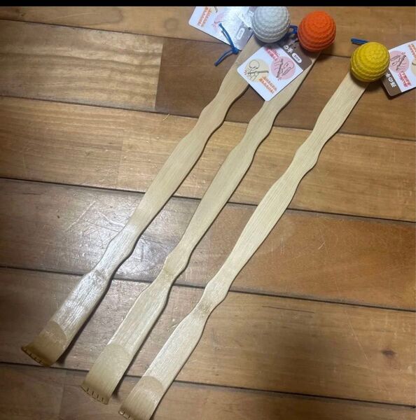 人気孫の手 肩たたき 竹製 まごの手 3点セット 背中かき