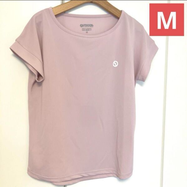アウトドア 半袖Tシャツ トップス ピンク スポーツ