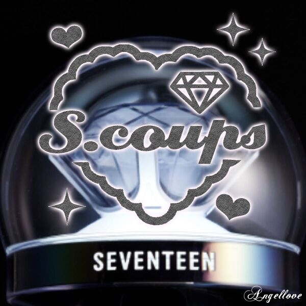 【131】 SEVENTEEN ペンライト ステッカー エスクプス ホログラム