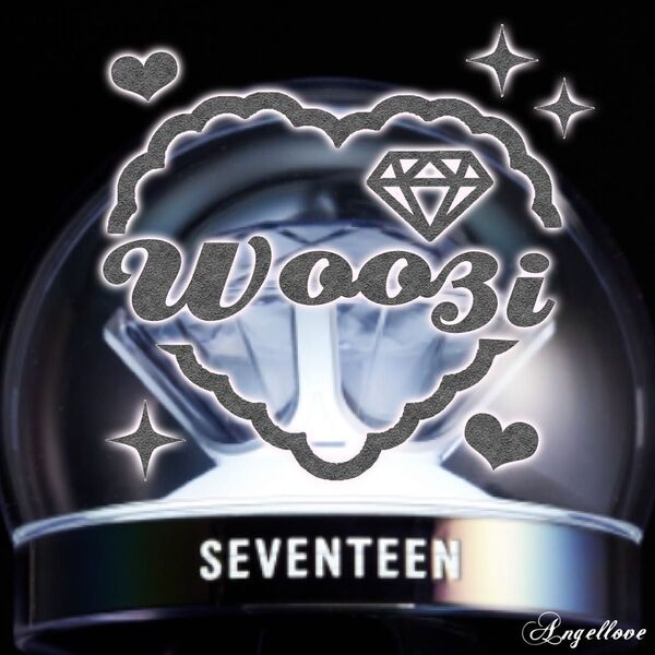 【137】 SEVENTEEN ペンライト ステッカー ウジ ホログラム
