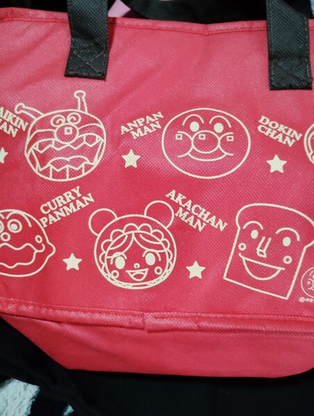 アンパンマン 保冷バッグ 赤