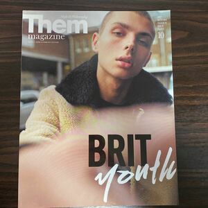 Them magazine ゼム マガジン 2017年 10月号 No.015 BRIT youth GUCCI サンローラン SAINT LAURENT プラダ PRADA DIOR HOMME バレンシアガ