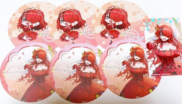 にじさんじ レイン・パターソン アニメイトカフェ 特典 箔押しカード コースター