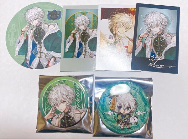 にじさんじ 叢雲カゲツ 2nd Anniversary グリッター缶バッジ チェキ風カード 特典 コースター