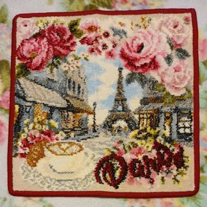 新品未使用 フェイラー FEILER タオルハンカチ パリの街 Rue de Paris