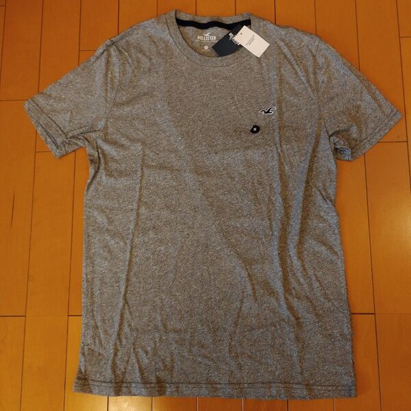 ★新品★HOLLISTER ホリスター 丸首Tシャツ グレー