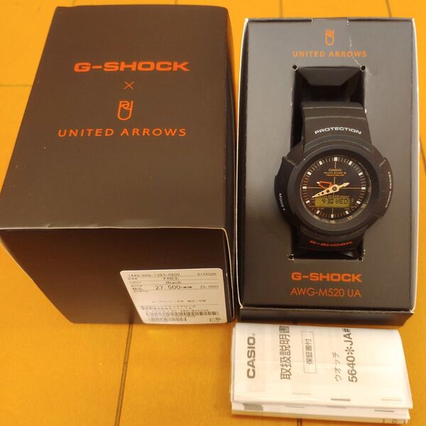 ★新品★限定品★G-SHOCK ユナイテッドアローズ 別注 AWG-M520UA 電波ソーラー アナデジ 復刻 CASIO カシオ