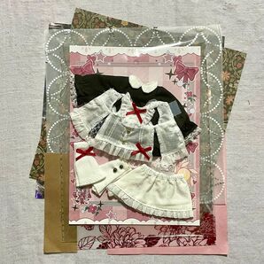 【特別価格】不可食用人形 跳月時間 月飛び時間 ピクニックの日 エプロンワンピース 黒色 ドール服