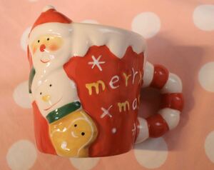 クリスマスパーティー サンタ 雪だるま ジンジャーマン マグカップ ミニカップ 焼物 メリークリスマス クリスマス飾り付けクリスマス