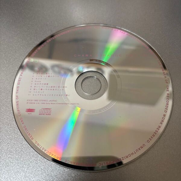 CHARA CD STRANGE FURUITS ちゃら ディスクのみ