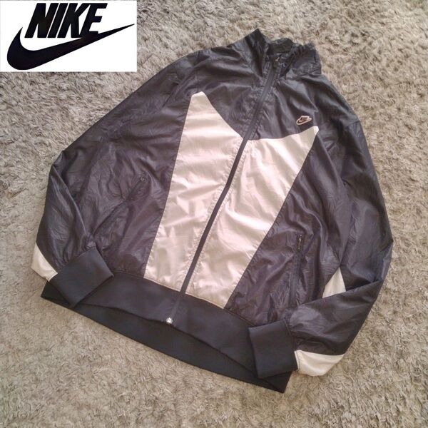 NIKE ナイキ Y2K マルチカラー ナイロンジャケット ナイロンブルゾン