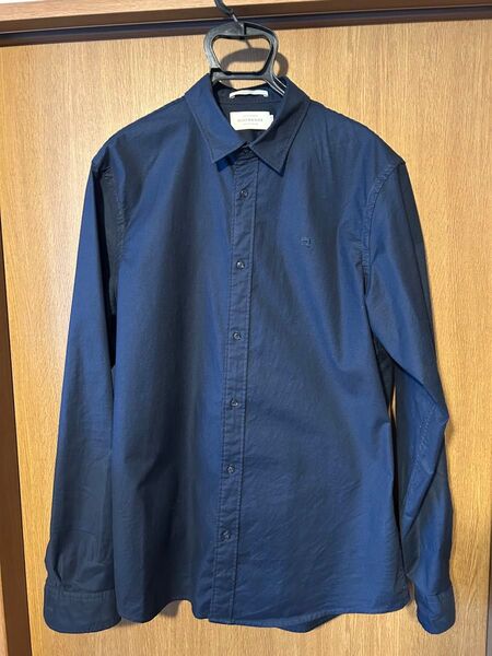 SCOTCH&SODA スコッチアンドソーダ シャツ ネイビー 美品 サイズL