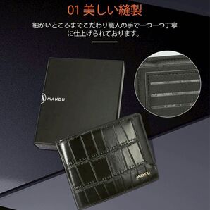 メンズ 財布 男性 カードホルダー ケース ギフト 小銭入れ ブラウン高見え