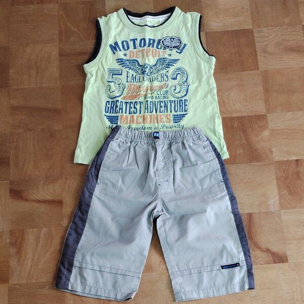 MOTORCY DETROIT EAGLE LEADERS CLUB タンクトップ&ハーフパンツセット 140㎝男の子