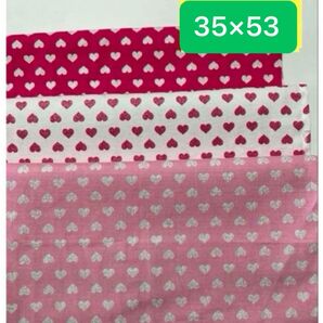 【3枚】小学校ランチョンマット35×53cmキラキラハート