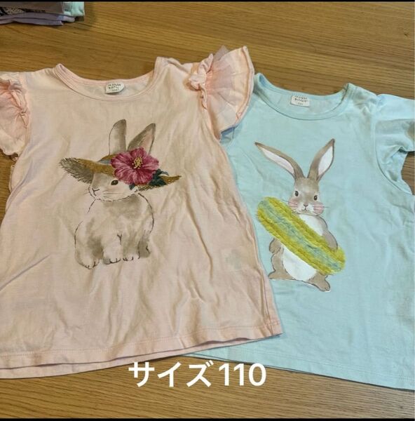 ラポシェビスキュイ アプレレクール セラフ うさぎ Tシャツ トップス セット