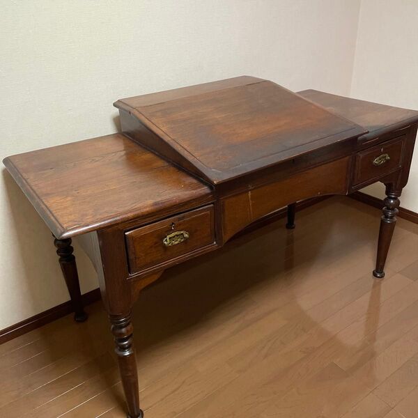 12/29以降発送 ダベンポートデスク 木製机 アンティーク家具