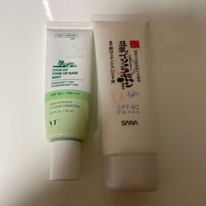 CICA UV TONE UP BASE MINT & 豆乳イソフラボン 下地
