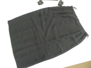 3373 рис . тканый высококлассный подкладка cupra лето черный формальный юбка W80* с биркой 16000 иен + налог BRODEUR