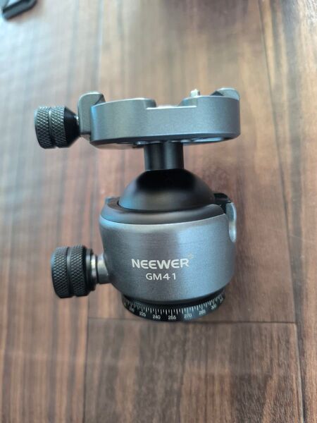 NEEWER ボール雲台 低重心ボールヘッド 360°回転 & 90° 40mm1/4"Arca型QRプレート付きコンパチブル