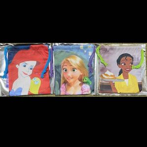 ディズニー ストア シークレット巾着 アリエル ラプンツェル ティアナ