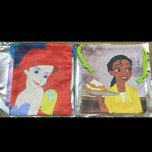ディズニー ストア シークレット巾着 アリエル ティアナ