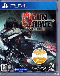 PS4※未開封品※◆ガングレイヴ ゴア GUNGRAVE G.O.R.E ~ PLAION ■送料無料■a/37.8