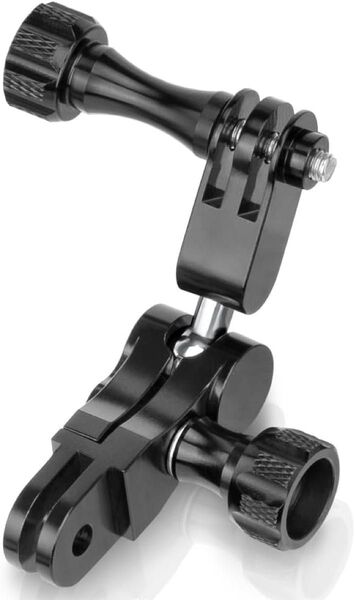 新品 アクションカメラ アクセサリー 球形 ブラケット マウント 前後180° 左右360° 回転 微調整可 アルミ製 防錆処理