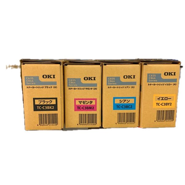 OKI トナーカートリッジ 4色セット TC-C3B