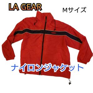 【古着良品】LA GEAR ナイロンジャケット マウンテンパーカー レッド