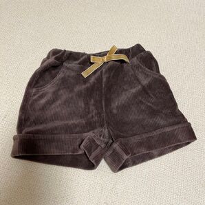 petit main 100サイズ コーデュロイハーフパンツ