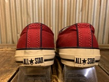 I567 メンズ スニーカー レトロな雰囲気♪ converse ALL STAR LO コンバース オールスター ローカット レッド 人気 (6)/ 26.5cm_画像4