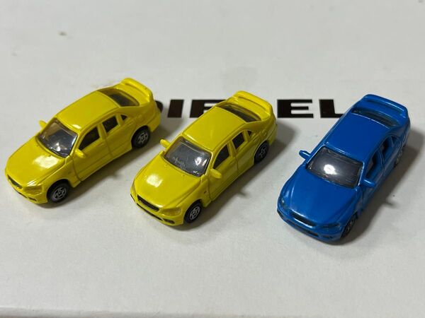 チョコエッグ トヨタ アルテッツァ ミニカー 3個セット