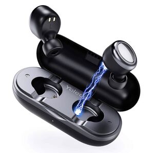 Bluetooth 5.0 ワイヤレスイヤホン 軽量4g 自動ペアリング