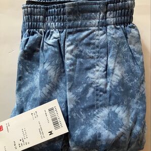 新品!ユニクロ ステテコ Mサイズ ブルー 前閉じ