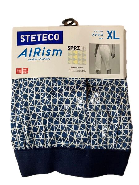新品!ユニクロ ステテコ エアリズム ブルー系 XLサイズ sprz ny コラボ