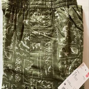 新品!ユニクロ ステテコ Mサイズ オリーブ 前閉じ