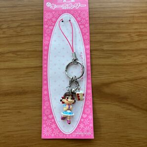不二家 キーホルダー ストラップ 未使用品