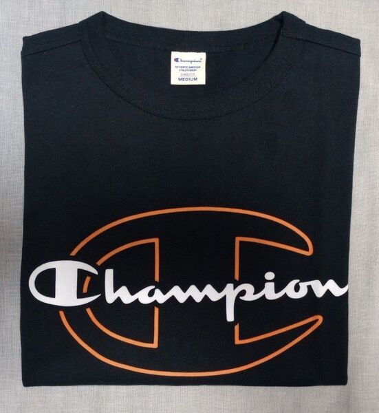 【美品】Champion チャンピオン 半袖オーバーサイズTシャツМサイズ黒
