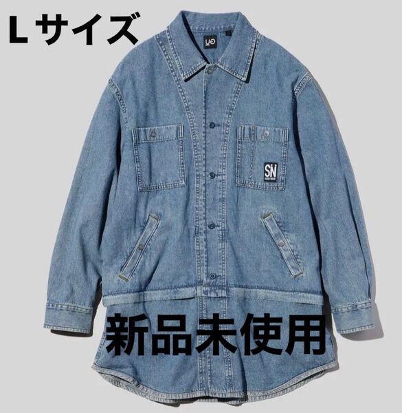 GU アンダーカバー チュニックシャツ UNDERCOVER ブルー Lサイズ