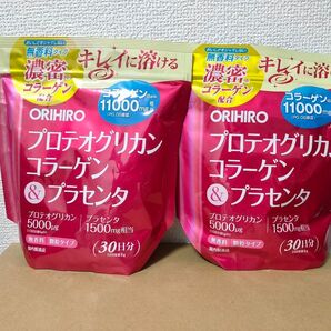 オリヒロ プロテオグリカンコラーゲン&プラセンタ 180g 2袋セット