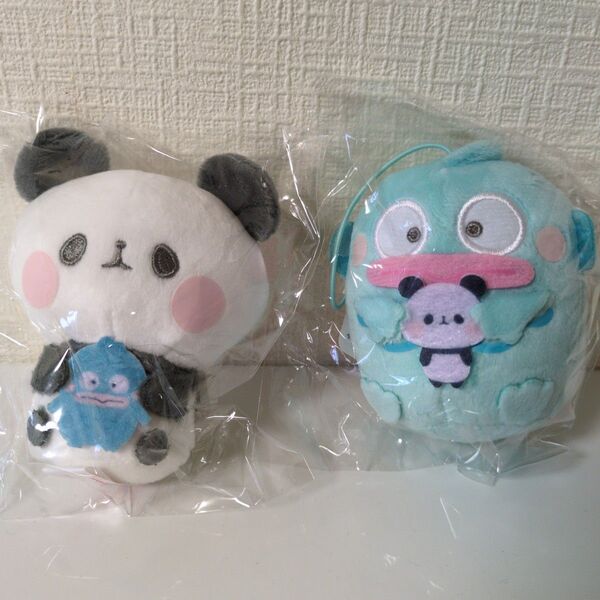 サンリオキャラクターズ もちもちぱんだ マスコット ハンギョドン 2種