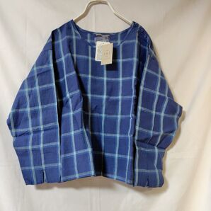 SM2 リネンチェックブラウス 新品 サマンサモスモス