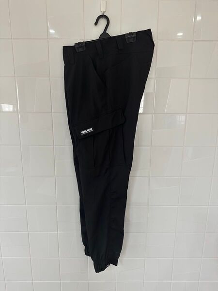 寅一 カーゴパンツ 黒色 3L