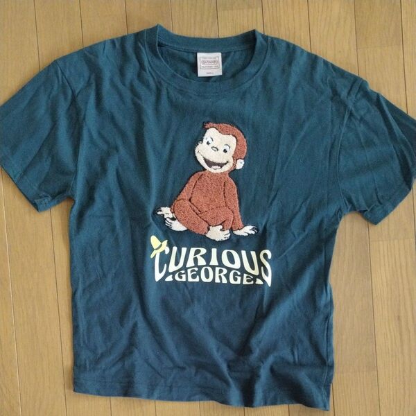 Curious George Tシャツ Sサイズ グリーン 古着