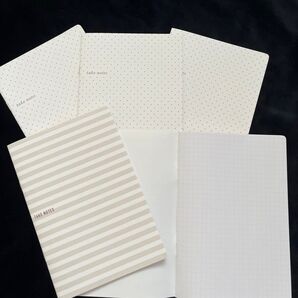 マトカ B6 手帳 付属品 メモ帳5冊 ドット柄 ストライプ柄 方眼タイプ